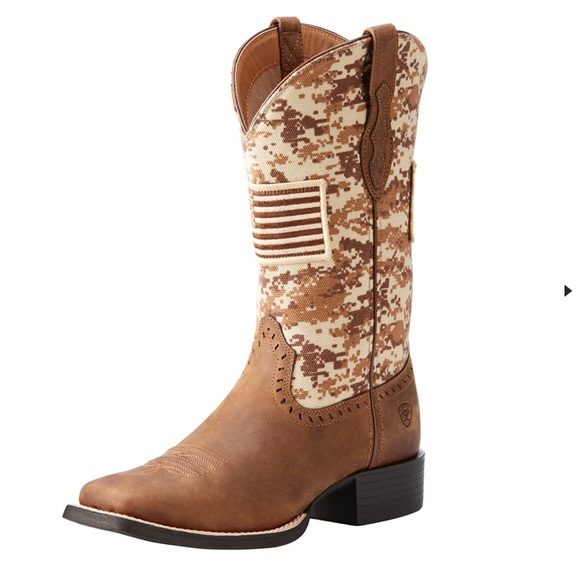 ARIAT Women’s Round Up Patriot Western Boot 8.5 - Picture 3 of 13